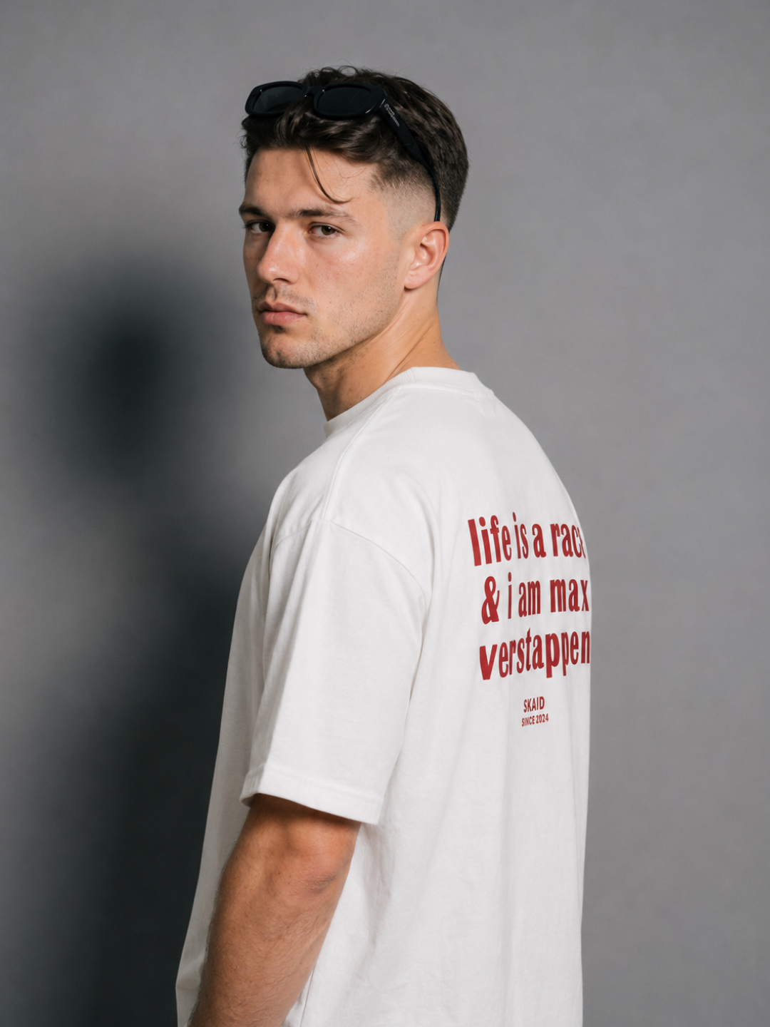 SKAID LIFE IS RACE VERSTAPPEN TSHIRT