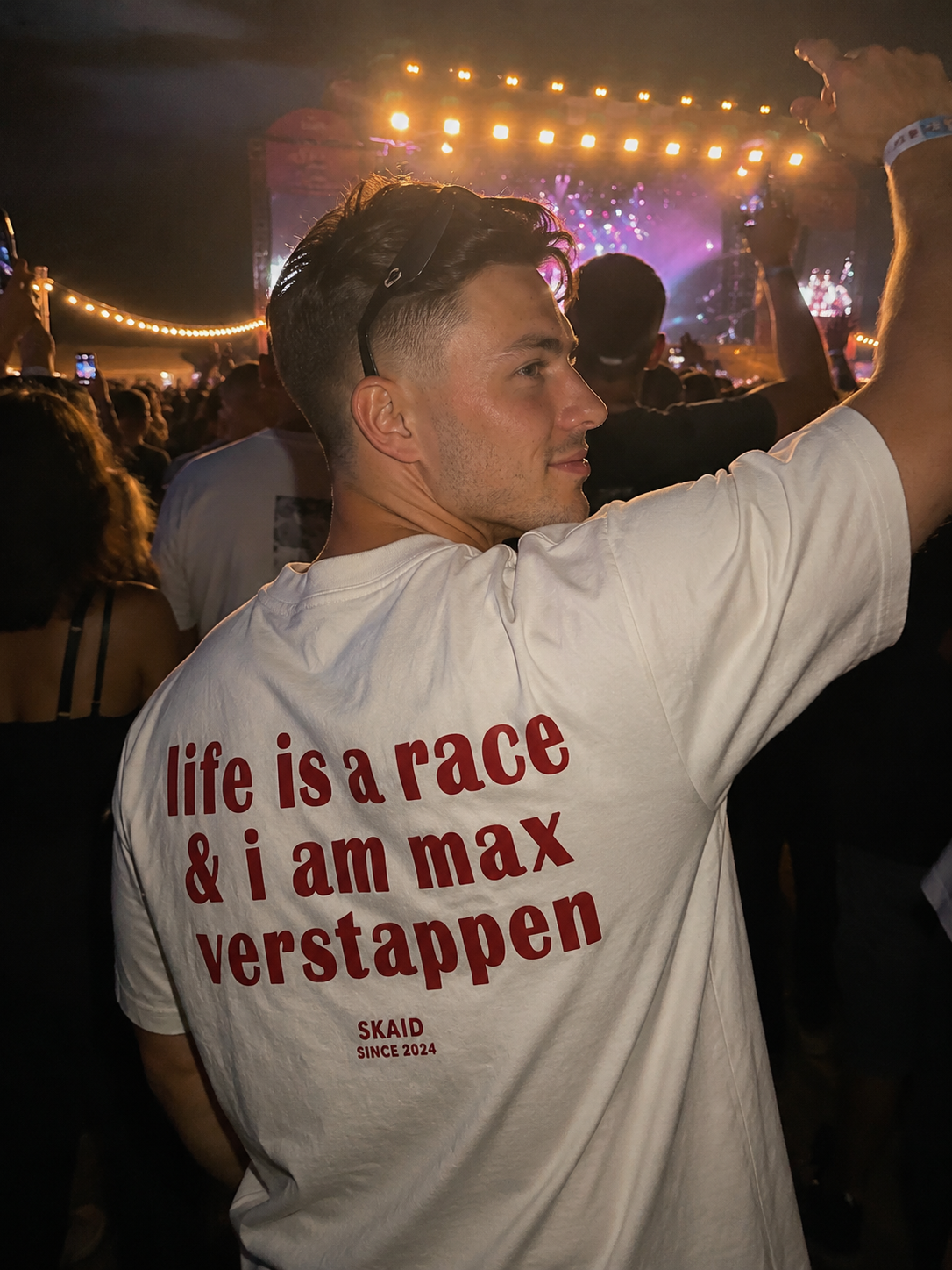 SKAID LIFE IS RACE VERSTAPPEN TSHIRT