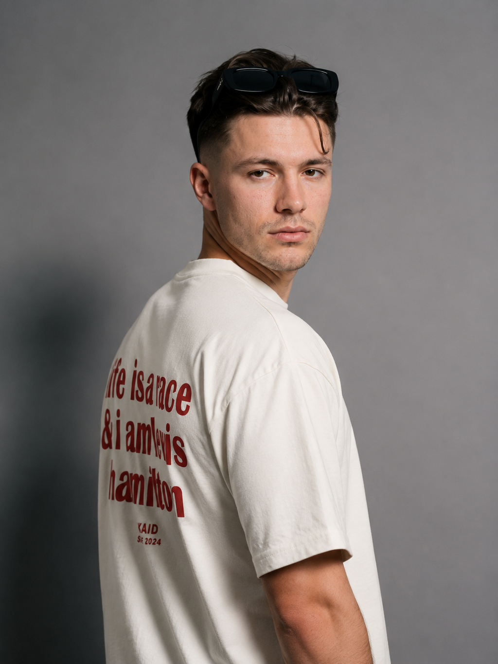 SKAID LIFE IS A RACE HAMILTON TSHIRT