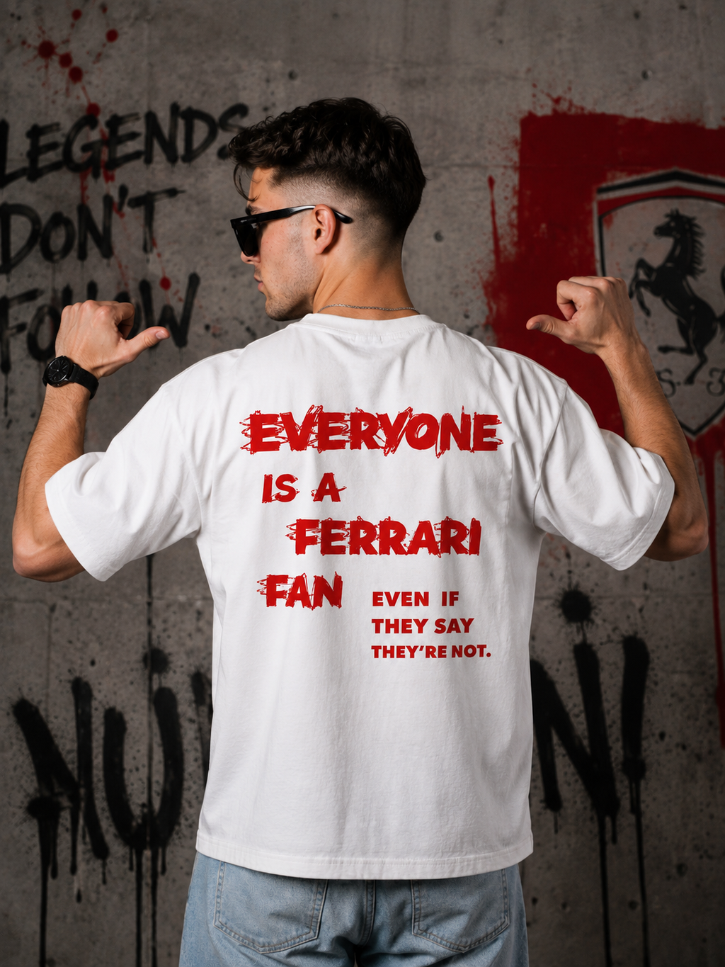 SKAID FERRARI FANBOY TSHIRT