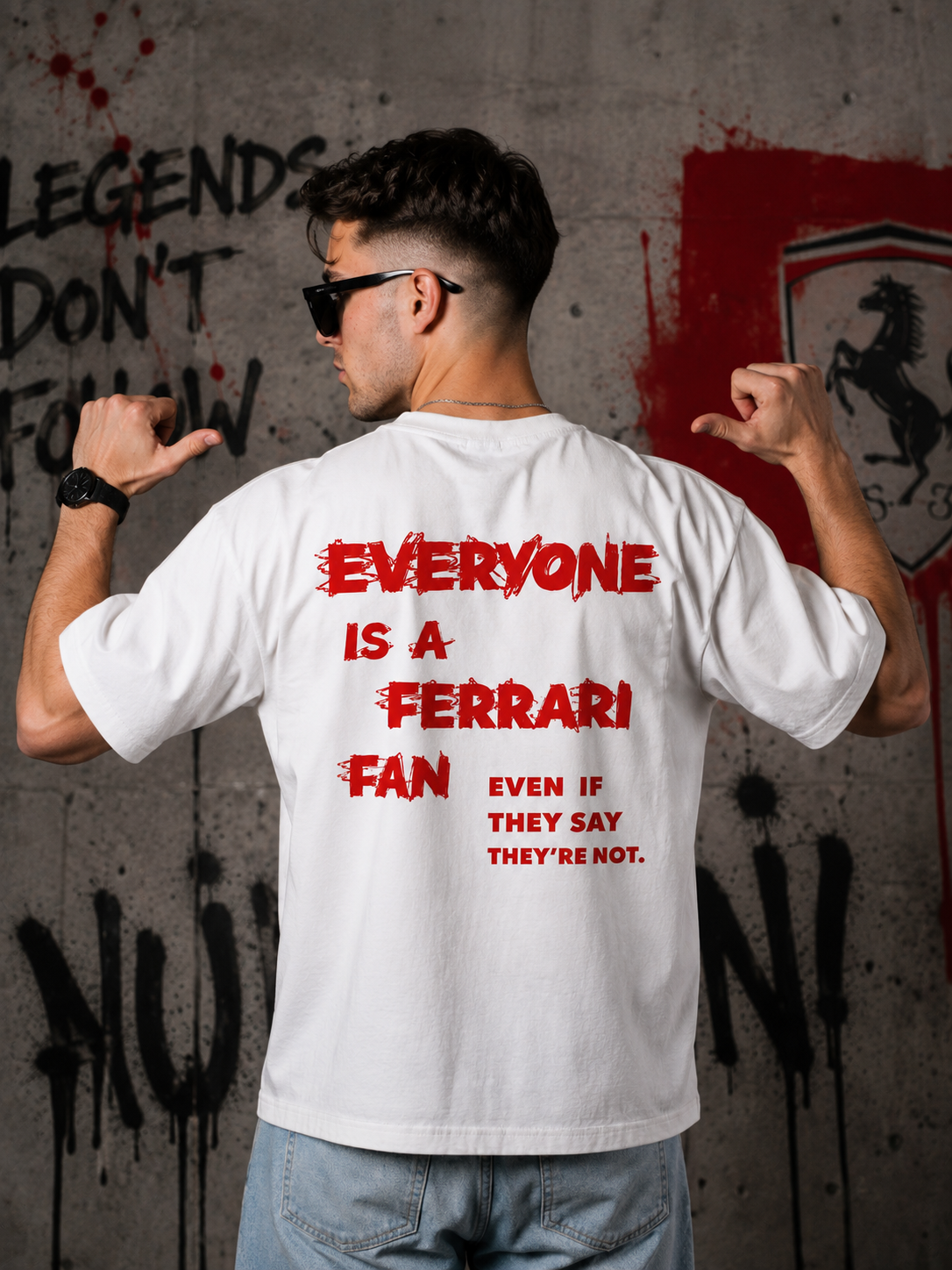 SKAID FERRARI FANBOY TSHIRT