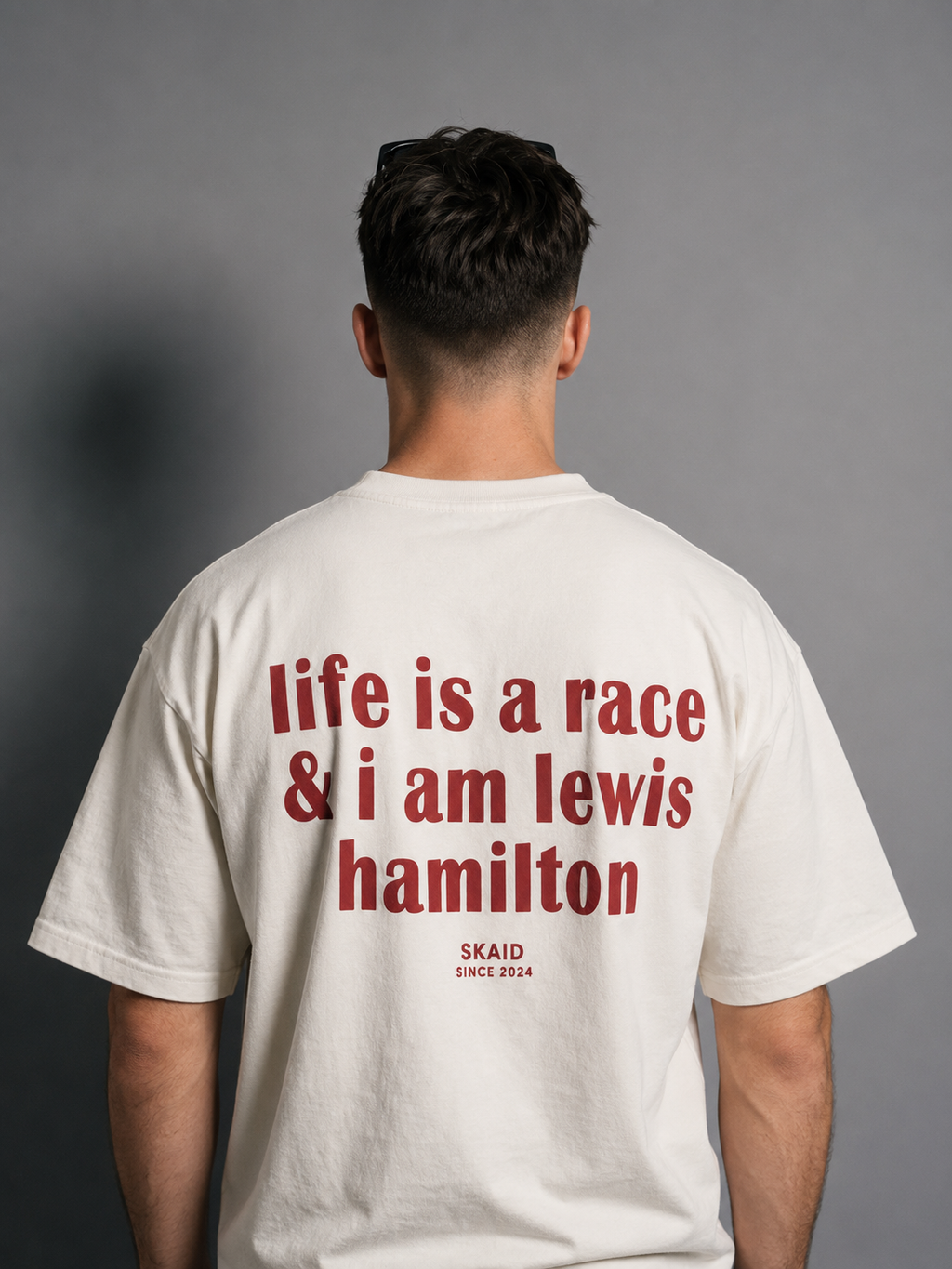 SKAID LIFE IS A RACE HAMILTON TSHIRT