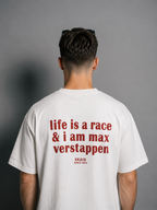 SKAID LIFE IS RACE VERSTAPPEN TSHIRT