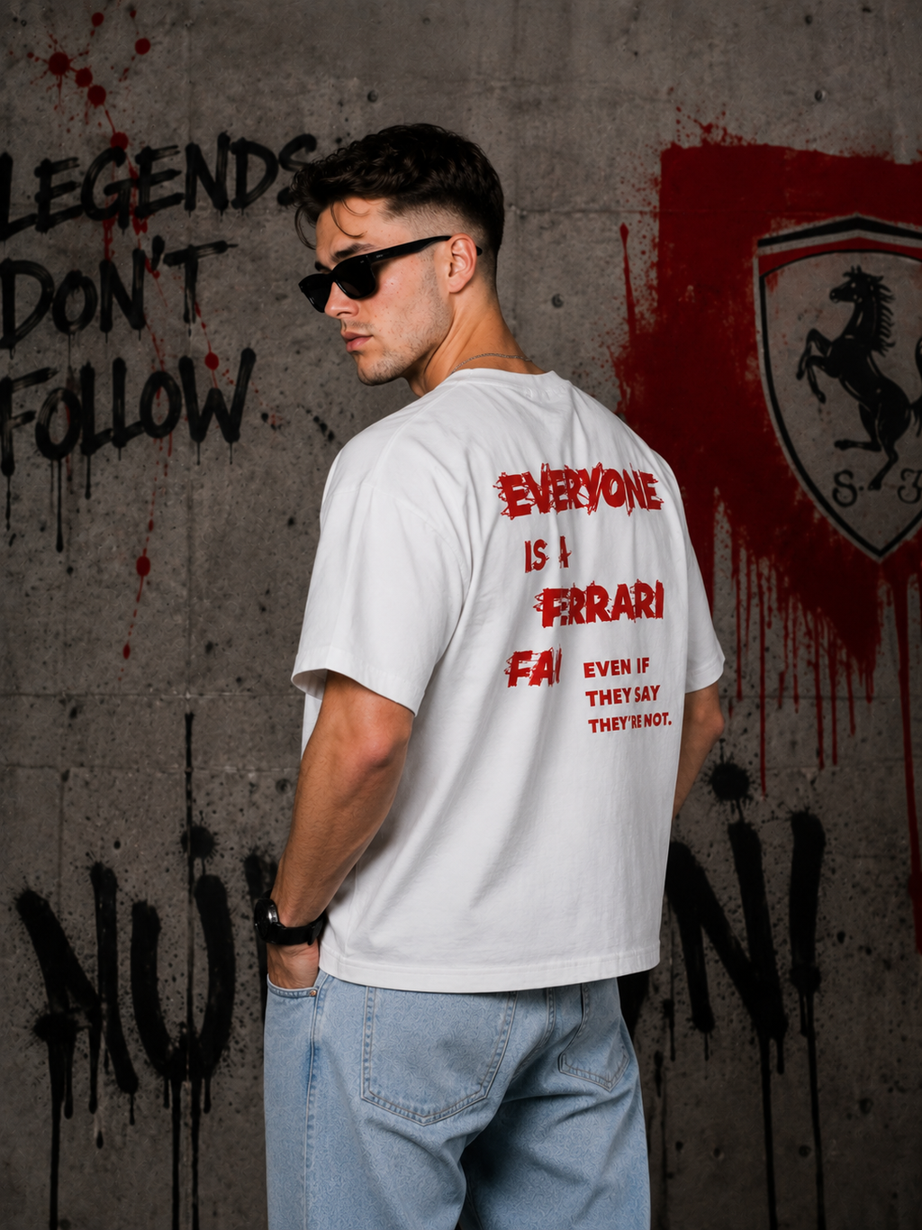 SKAID FERRARI FANBOY TSHIRT