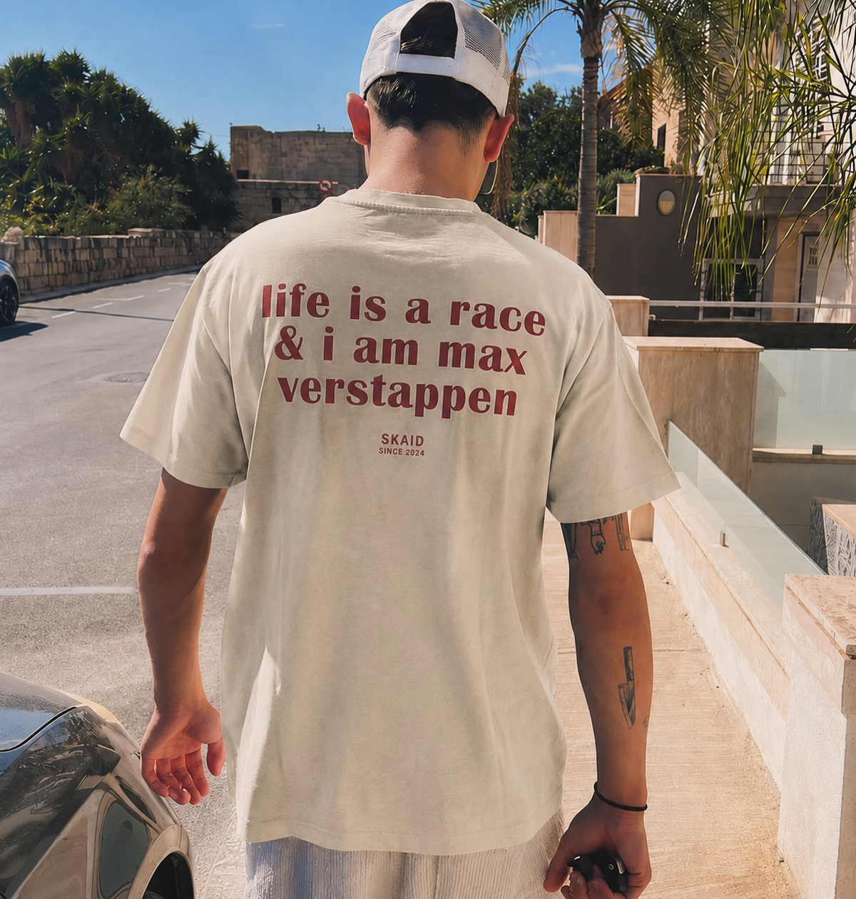 SKAID LIFE IS RACE VERSTAPPEN TSHIRT