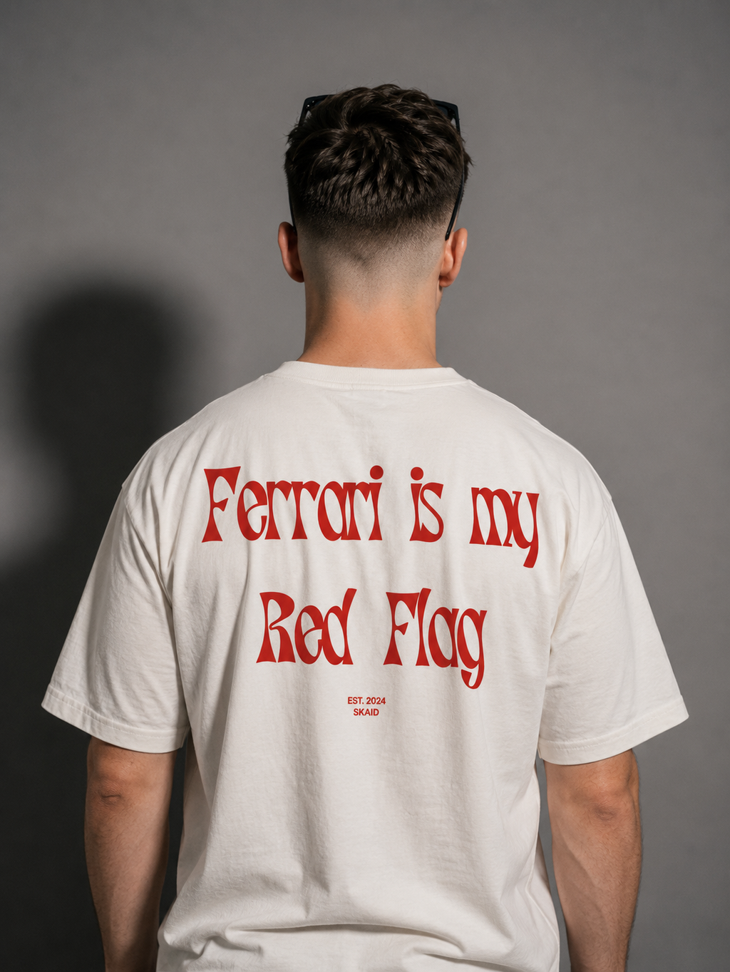 SKAID FERRARI RED FLAG TSHIRT
