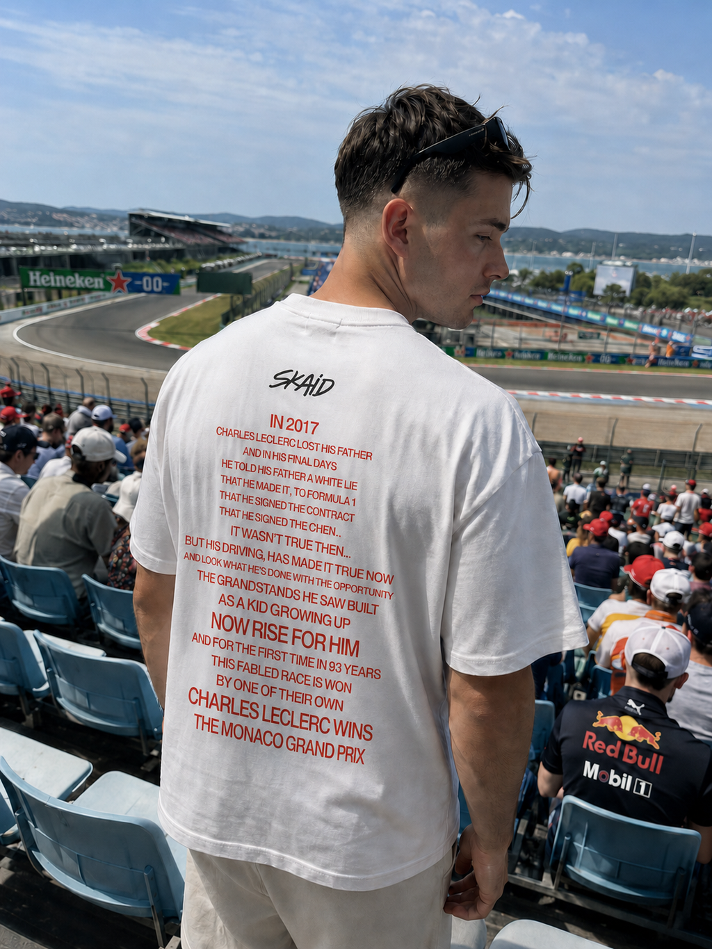 SKAID LECLERC MONACO VICTORY TSHIRT