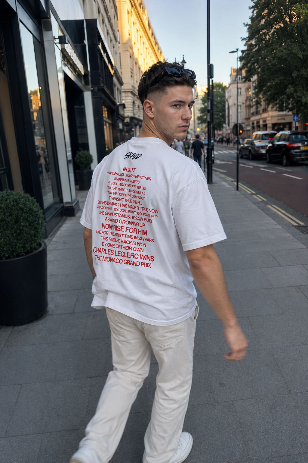 SKAID LECLERC MONACO VICTORY TSHIRT
