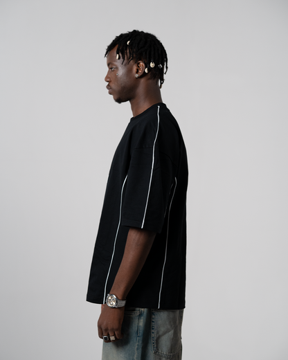 PIPED CREWNECK TEE