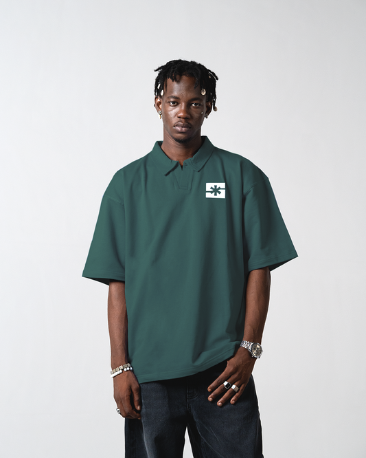 SKAID CLASSIC POLO (FOREST GREEN)